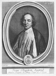 Retrato de Jean-Baptiste de Santeul